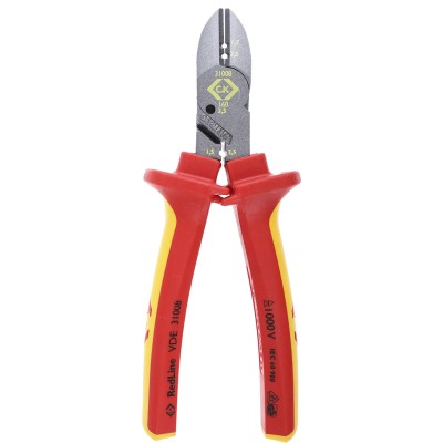 CK VDE/1000V Approved Semi-Flush ESD Safe Cable Cutter, 160mm Overall Length, 9mm Jaw Width, 4mm Cutting Capacity 431008