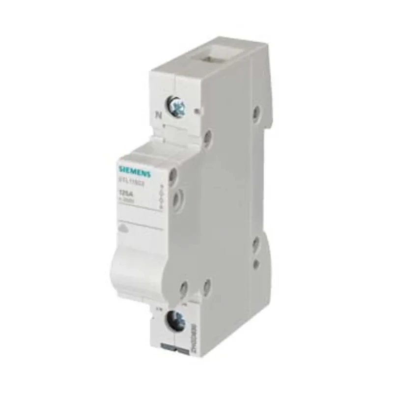 Siemens 1-Pole DIN Rail Isolator Switch, 100A, Screw Terminal, Auxiliary Contacts 5TL1192-3
