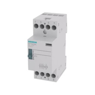 Siemens 4-Pole Motor Control Contactor 24V AC/DC Coil, 25 A, 2.6 W Power, 230V Control Circuit, 5TT5030-8