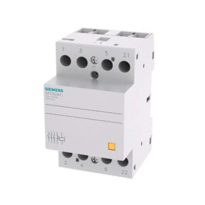 Siemens 4-Pole Motor Control Contactor 40A, 24V AC/DC Coil, 2.6W Power Rating, 3 NO/1 NC, 400V AC 5TT5041-2