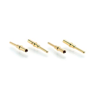 Amphenol Industrial Automotive Connector Terminal ATM Male Pin Crimp 7.5A Gold Plated Copper Alloy AT60-202-2031