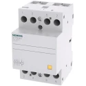 Siemens Contactor 4-Pole 40 A, 24V AC/DC Coil Voltage, Power Rating 2.6 W, 4 NO Contacts, 400V AC Contact Voltage 5TT5040-2