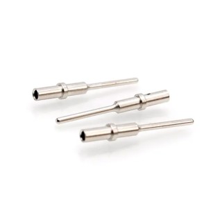 Amphenol Industrial Automotive Connector Terminal Male Solid Crimp 7.5A, Nickel Gold Plated AT60-202-20141