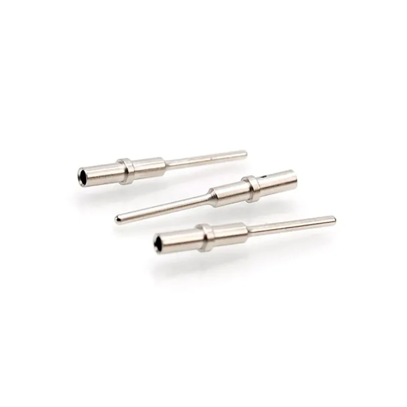 Amphenol Industrial Automotive Connector Terminal Male Solid Crimp 7.5A, Nickel Gold Plated AT60-202-20141