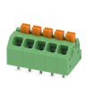 Phoenix Contact PCB Terminal Block 5 Contact Angled Wave Soldering Mount Polyamide Housing 160V 16A 3.5mm Pitch 1862071