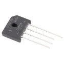 Vishay Bridge Rectifier 600 V 200 A 4-Pin Single Through Hole SIL PCB Mounting KBU4J-E4/51