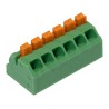 Phoenix Contact Angled Wave Soldering Mount PCB Terminal Block, 6 Contacts, 3.5 mm Pitch, 16A, 160V, Polyamide 1862084