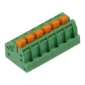 Phoenix Contact Angled Wave Soldering Mount PCB Terminal Block, 6 Contacts, 3.5 mm Pitch, 16A, 160V, Polyamide 1862084