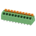 Phoenix Contact PCB Terminal Block SPTAF 1/10-3.5-EL Series Angled Wave Soldering Mount, 10 Contacts, 3.5 mm Pitch 1862123