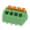 Phoenix Contact PCB Terminal Block Angled Wave Soldering Mount 4 Contacts 3.5 mm Pitch 160V 16A 1862068