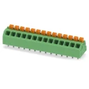 Phoenix Contact Angled Wave Soldering Mount PCB Terminal Block 14 Contacts 3.5 mm Pitch 160V 16A 1862246