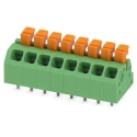 Phoenix Contact SPTAF 1/ 8-3.5-LL Series Angled PCB Terminal Block, 8 Contacts, 3.5 mm Pitch, 2 Rows 1864341