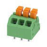 Phoenix Contact Angled PCB Terminal Block 3 Contact 3.5 mm Pitch 2 Row 160V 13.5A 1864299