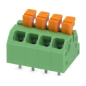 Phoenix Contact Angled PCB Terminal Block 4 Contacts 3.5 mm Pitch 160V 13.5A SPTAF 1/4-3.5-LL 1864309
