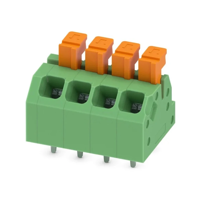 Phoenix Contact Angled PCB Terminal Block 4 Contacts 3.5 mm Pitch 160V 13.5A SPTAF 1/4-3.5-LL 1864309