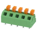 Phoenix Contact SPTAF 1/ 5-5.0-LL Series Angled PCB Terminal Block 5 Contact 5 mm Pitch 320 V 13.5 A 2 Row 1864464