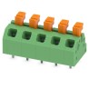 Phoenix Contact SPTAF 1/ 5-5.0-LL Series Angled PCB Terminal Block 5 Contact 5 mm Pitch 320 V 13.5 A 2 Row 1864464
