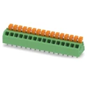 Phoenix Contact Angled PCB Terminal Block 16 Contacts 3.5 mm Pitch 160 V 13.5 A Polyamide Housing 1864422