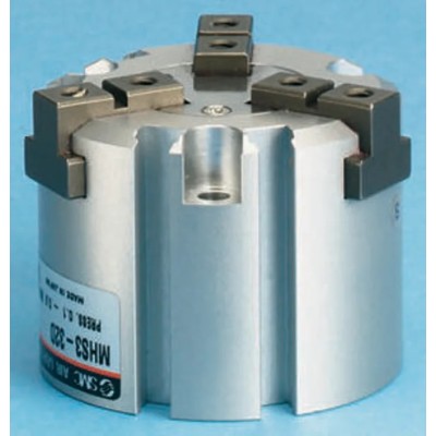 SMC 3 Finger Double Acting Action Pneumatic Gripper, Parallel Gripping Type, Bore Diameter 32mm, Stroke Length 8mm, MHS3-32D