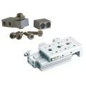 SMC Pneumatic Guided Cylinder MXS Series Double Acting Vertical, Lateral Mount Dual Piston Rod MXS-AT20