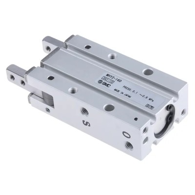 SMC 2 Finger Double Acting Action Pneumatic Gripper, Bore Diameter 16mm, Angle Gripping Type, MHY2-16D