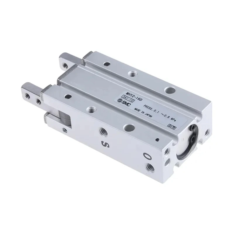 SMC 2 Finger Double Acting Action Pneumatic Gripper, Bore Diameter 16mm, Angle Gripping Type, MHY2-16D