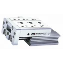 SMC Pneumatic Guided Cylinder 6mm Bore Aluminium Alloy Body, Double Acting, 0.7 Mpa Pressure MXS6-20