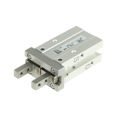 SMC 2 Finger Double Acting Pneumatic Gripper, Parallel Gripping Type, Model MHZ2-10D