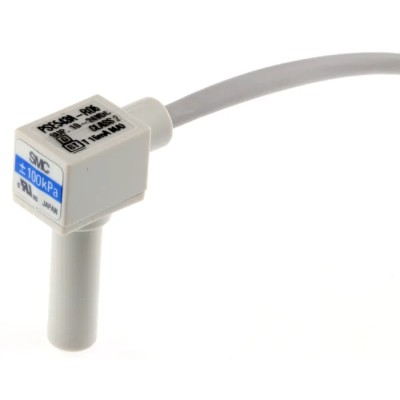 SMC Pneumatic Pressure Sensor , IP40, 100 kPa, 12V dc/24V dc, Max Temp 50°C