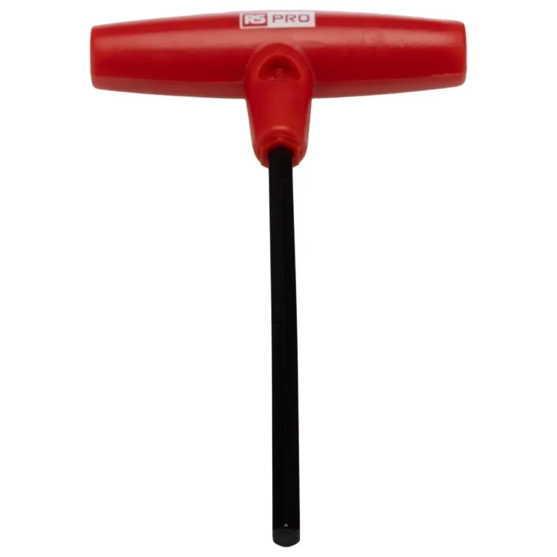 RS PRO T Metric Hex Key Long Arm Chrome Vanadium Steel Chemical Black Plated Hex Size 5 mm 151-1511