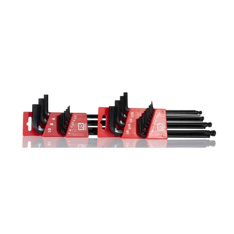 RS Pro 22 Piece L Imperial and Metric Hex Key Set, Hex Size 0.05 to 3/8ZZZZZZ, 1.5 to 6 mm 151-1508