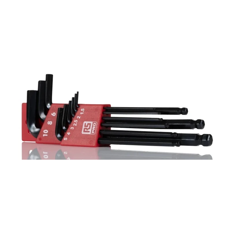 RS Pro 22 Piece L Imperial and Metric Hex Key Set, Hex Size 0.05 to 3/8ZZZZZZ, 1.5 to 6 mm 151-1508