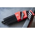RS PRO 13 Piece L Imperial Hex Key Set, Hex Size 0.05 → 3/8 in, Chrome Vanadium Steel, Chemical Black Finish 151-1507