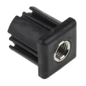 RS PRO Square Nylon Threaded Tube Insert M16 40x40x43 mm 1000 kg Static Load Capacity 235-0975