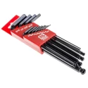 RS PRO 12 Piece L Imperial Hex Key Set, Hex Size 0.05 to 7/32 in, Black Finish, Chrome Vanadium Steel 151-1519