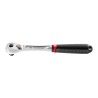 Facom 3/8 in Ratchet with Bi-Material Elastomer Handle, Satin Chrome Finish, Chrome Vanadium Steel, 210mm Overall JL.171