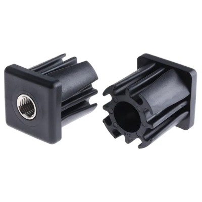 RS PRO Square Nylon Threaded Tube Insert M16, 50x50x55 mm, 1200 kg Static Load Capacity 235-1035