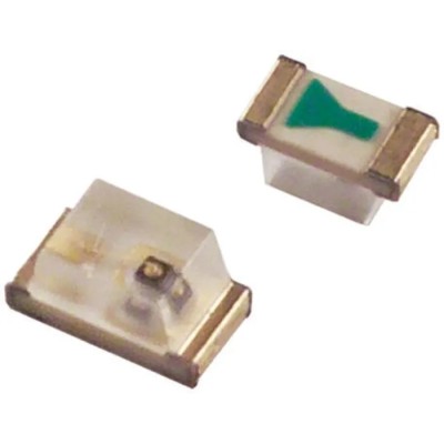 ROHM 2.1 V Green LED 0603 Surface Mount High Brightness Rectangular Diffused Lens SML-512MWT86
