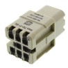 HARTING Heavy Duty Power Connector Insert 10A 250V Han D Series Female 8 Contacts 09210072732