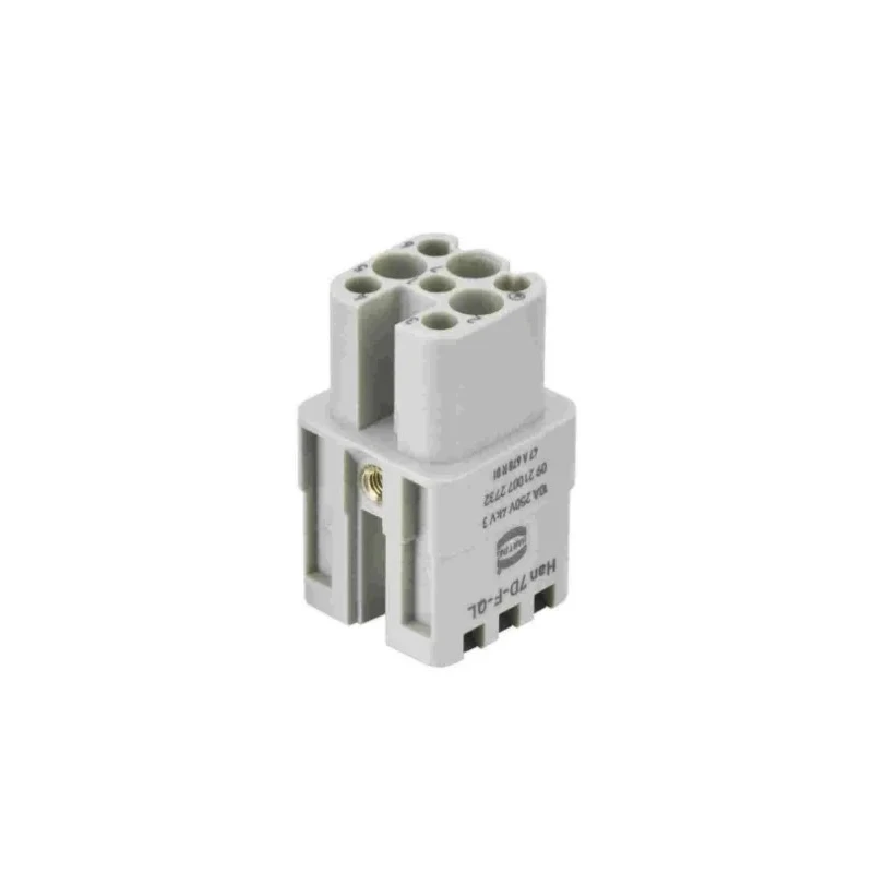 HARTING Heavy Duty Power Connector Insert 10A 250V Han D Series Female 8 Contacts 09210072732