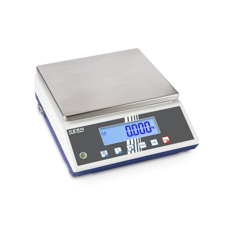 Kern Bench Weighing Scale 12kg Capacity RS232 Interface 1 g Resolution FCB 12K1/RS