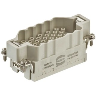 HARTING Heavy Duty Power Connector Insert 16A Han EEE Series Male 41 Contacts 09320403001