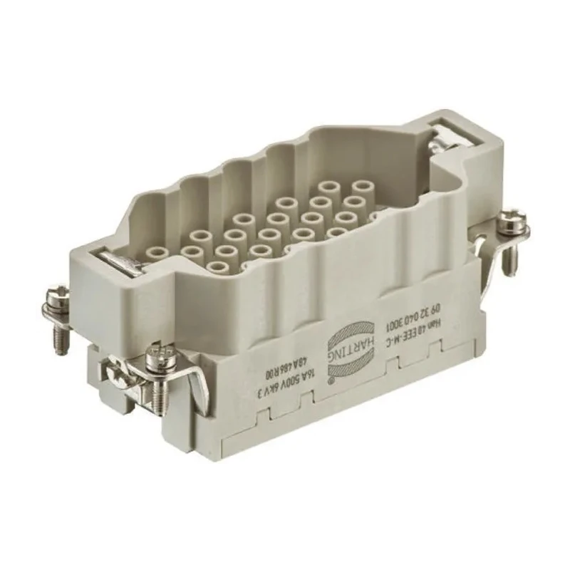 HARTING Heavy Duty Power Connector Insert 16A Han EEE Series Male 41 Contacts 09320403001