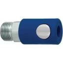 RS PRO Zinc Plated Steel Pneumatic Quick Connect Coupling 1/4 in Male G 235-1084