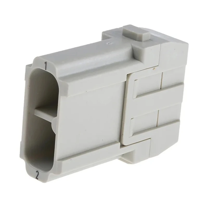 HARTING Heavy Duty Power Connector Module HAN Modular Series, Male, 2 Contacts, 40A, 1kV, Polycarbonate 09140023002