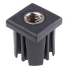 RS PRO Square Nylon Tube Insert Nylon Body with Brass Nickel Plated Bush, Heavy Duty 1000 kg Static Load Capacity 235-1029