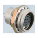 Hirose Industrial Circular Connector 8 Contacts Panel Mount Micro Socket Female HR25A-7R-8S