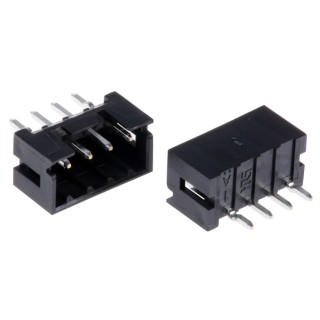 Hirose DF3 Series Straight Through Hole PCB Header 4 Contacts 2 mm Pitch 1 Row Shrouded DF3A-4P-2DSA