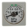 SMC 27 mm G Thread RC Thread NPT Pneumatic Hydraulic Pressure Gauge 1 MPa GC3-10AS