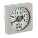 SMC 27 mm G Thread RC Thread NPT Pneumatic Hydraulic Pressure Gauge 1 MPa GC3-10AS